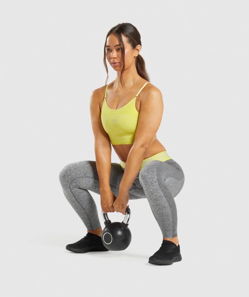 Gymshark Flex Low Rise Női Leggings Szürke | HU-S-479