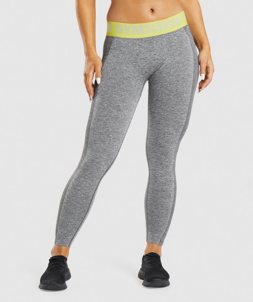 Gymshark Flex Low Rise Női Leggings Szürke | HU-S-479