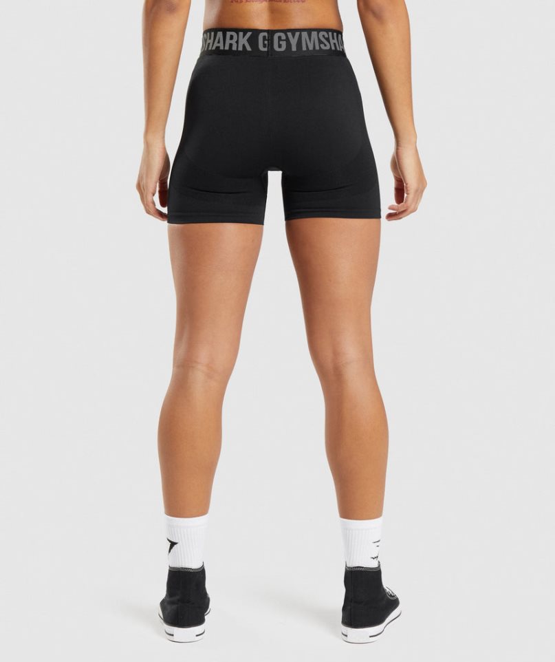 Gymshark Flex Női Rövidnadrág Fekete | HU-I-618