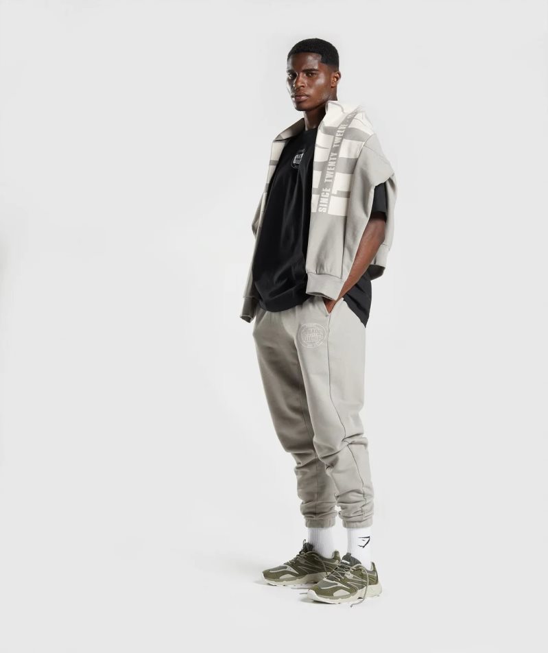 Gymshark GS10 Year Férfi Jogger Nadrág Világos Szürke | HU-E-562