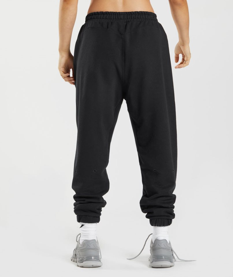 Gymshark GS10 Year Női Jogger Nadrág Fekete | HU-U-135