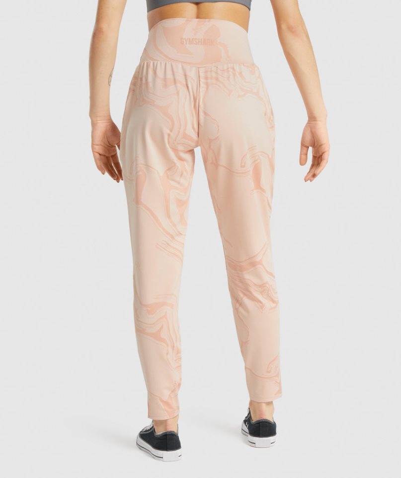 Gymshark GS Power Bottoms Női Jogger Nadrág Korall | HU-J-971