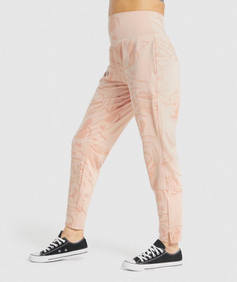 Gymshark GS Power Bottoms Női Jogger Nadrág Korall | HU-J-971