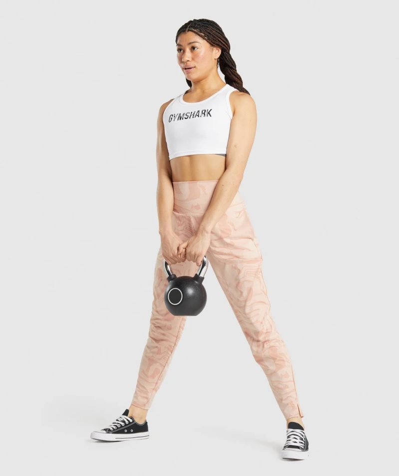 Gymshark GS Power Bottoms Női Jogger Nadrág Korall | HU-J-971