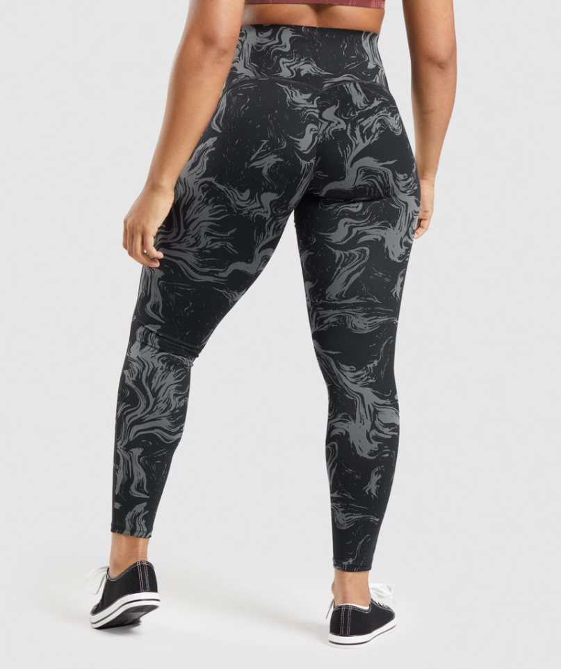 Gymshark GS Power High Rise Női Leggings Fekete | HU-B-956