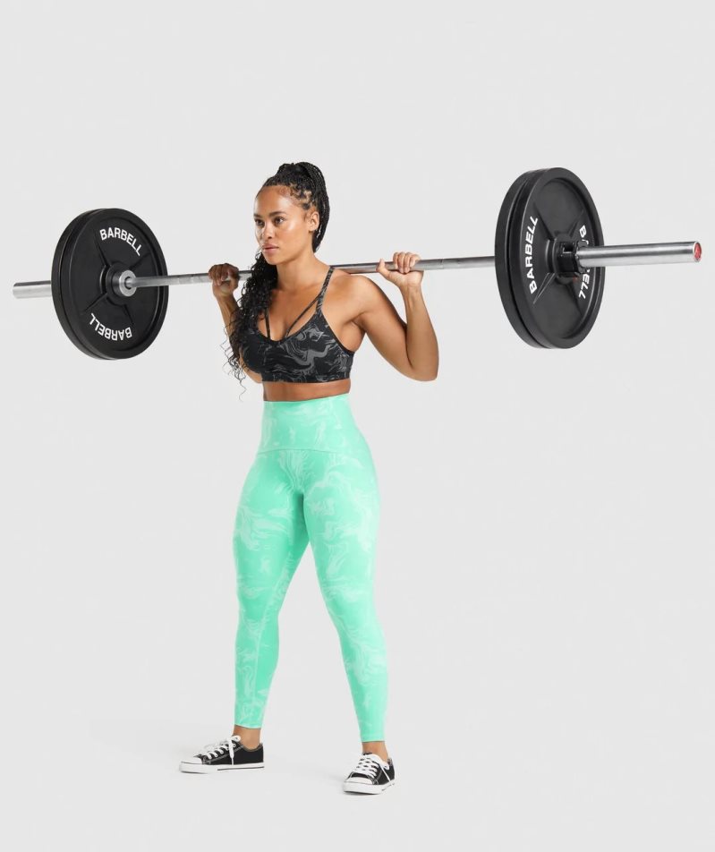 Gymshark GS Power High Rise Női Leggings Világos Türkiz | HU-K-932