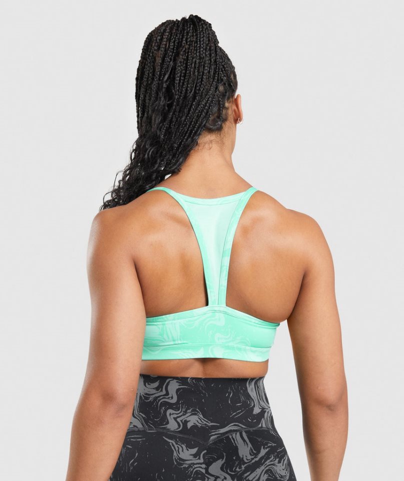 Gymshark GS Power Női Sportmelltartó Világos Türkiz | HU-R-064