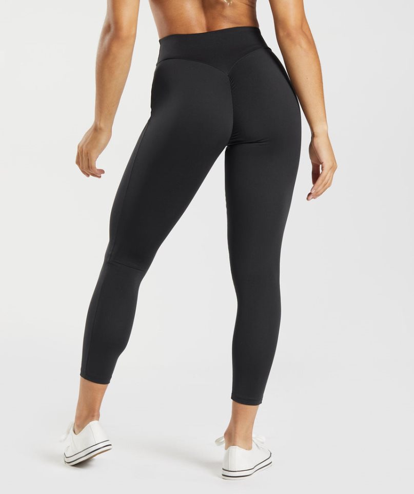 Gymshark GS Power Original Női Leggings Fekete | HU-S-698