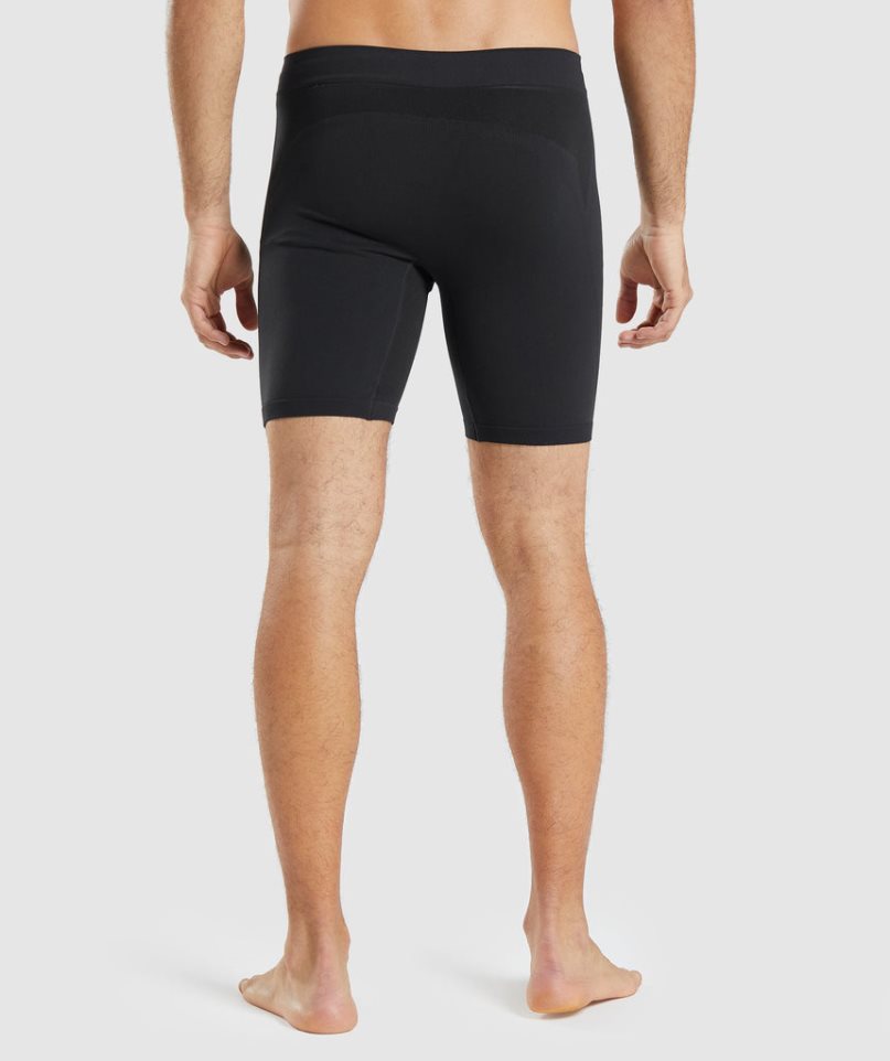 Gymshark Hibrid Boxer Férfi Fehérnemű Fekete | HU-I-854
