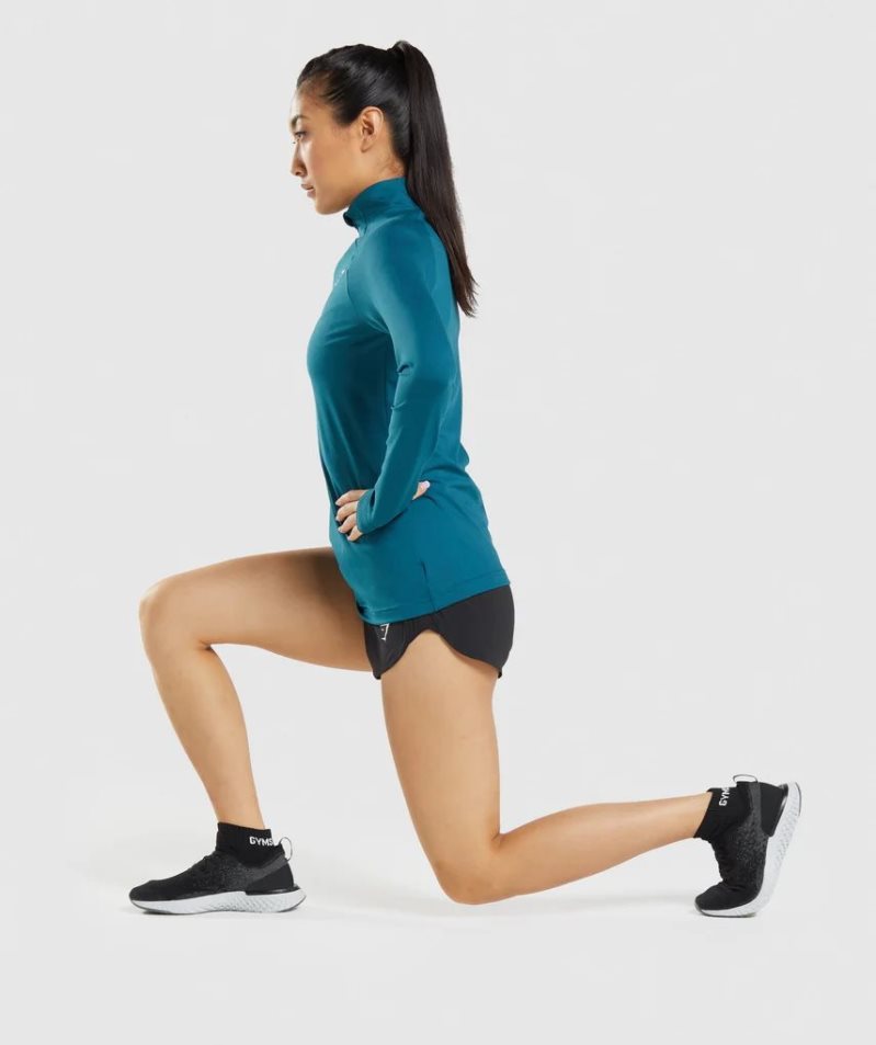 Gymshark Jacquard Quarter 3pk Zokni Fekete | HU-C-782