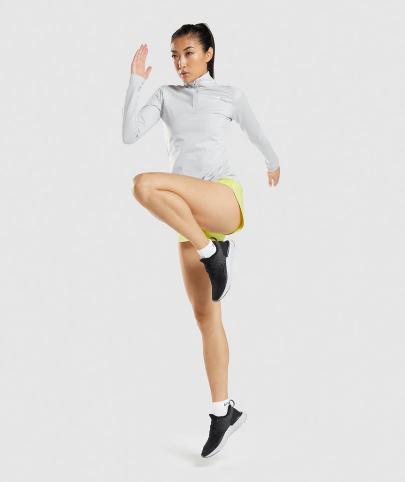 Gymshark Jacquard Quarter 3pk Zokni Fehér | HU-D-069