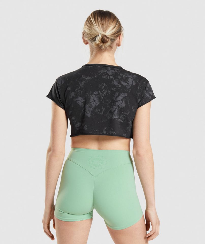 Gymshark KK Fit Raw Női Vágott Felsők Fekete | HU-Q-195