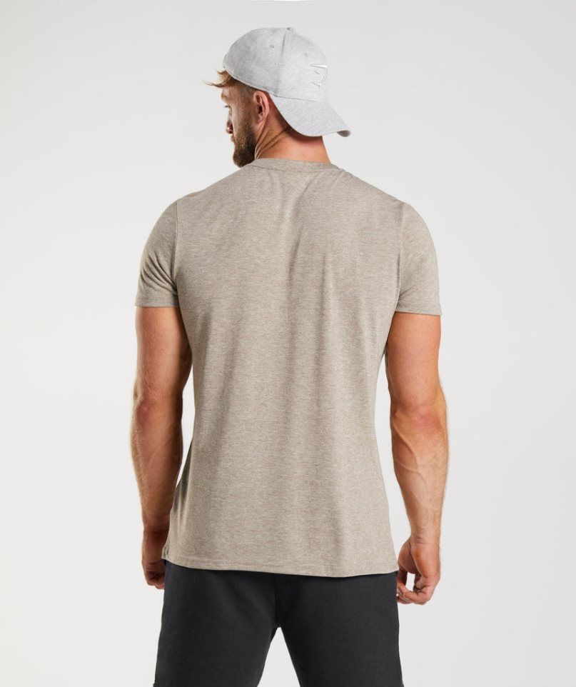 Gymshark Legacy Férfi Póló Szürke | HU-H-728