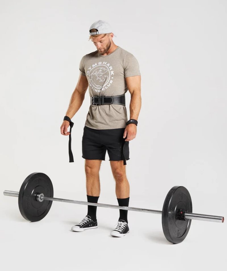 Gymshark Legacy Férfi Póló Szürke | HU-H-728