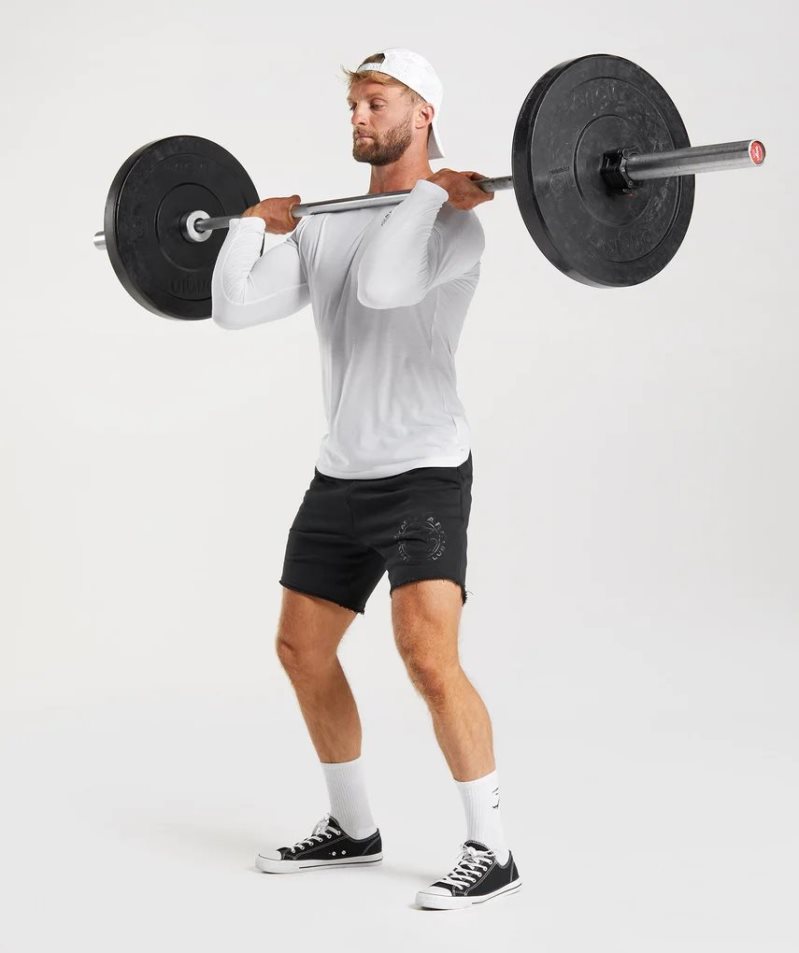 Gymshark Legacy Férfi Rövidnadrág Fekete | HU-Y-251