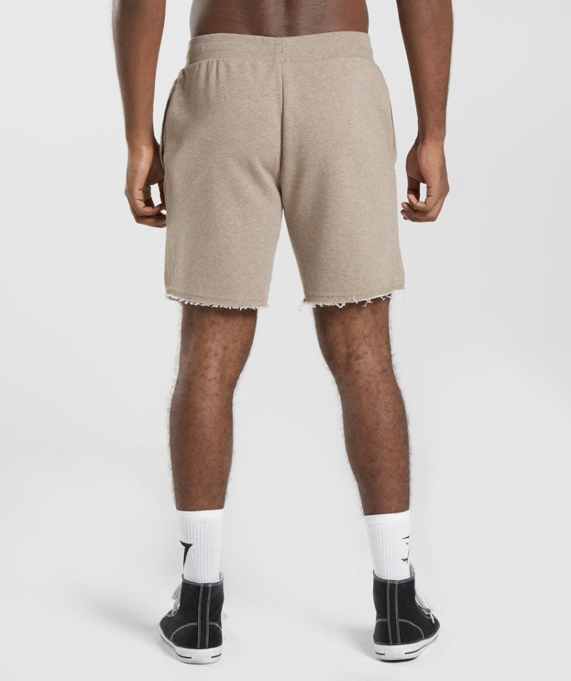 Gymshark Legacy Férfi Rövidnadrág Khaki | HU-U-580