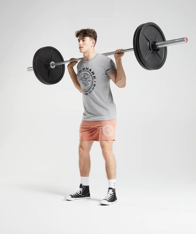 Gymshark Legacy Férfi Rövidnadrág Rózsaszín | HU-C-432