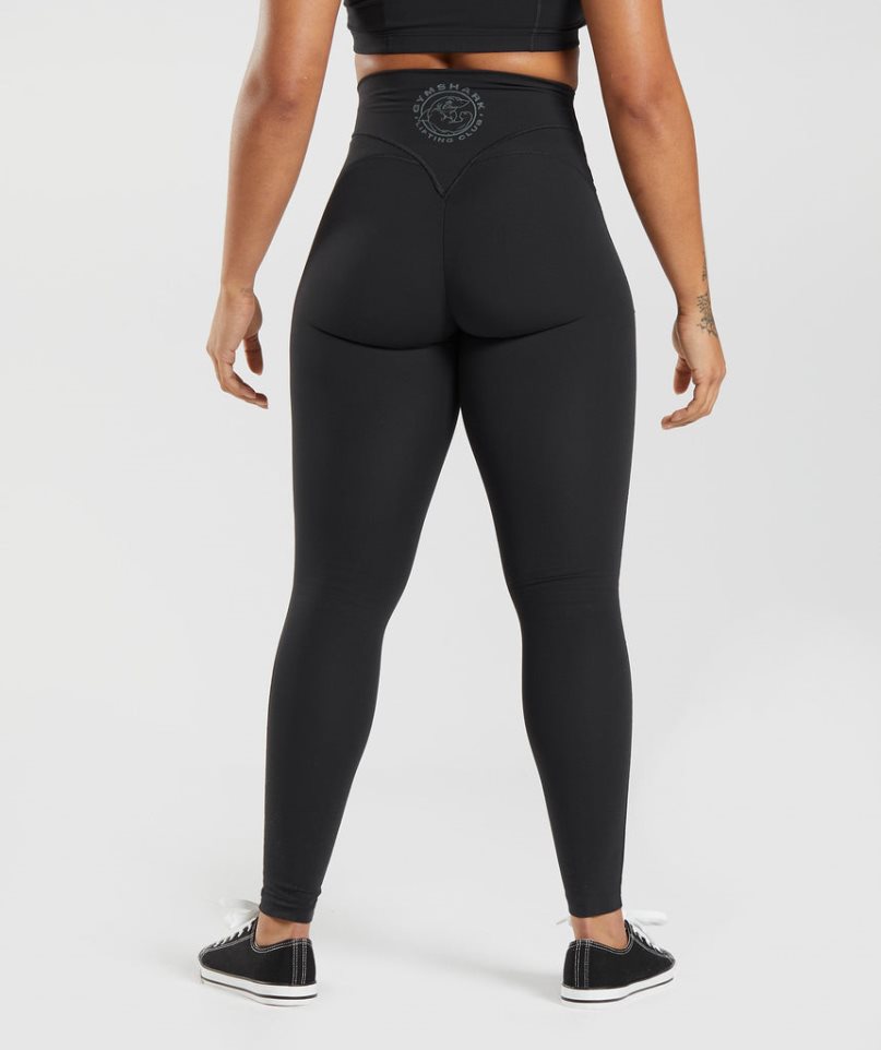 Gymshark Legacy Női Leggings Fekete | HU-O-267