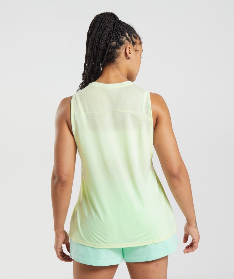 Gymshark Legacy Női Ujjatlan Póló Menta | HU-V-024