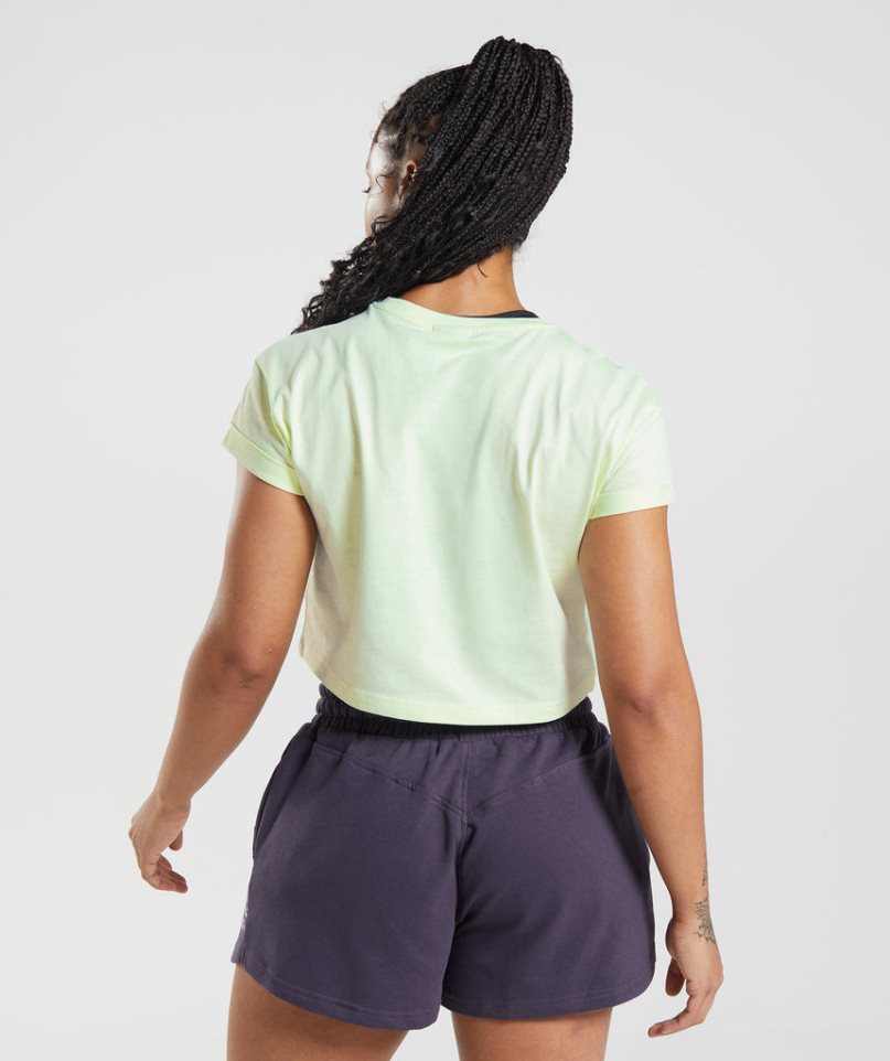 Gymshark Legacy Női Vágott Felsők Menta | HU-R-102