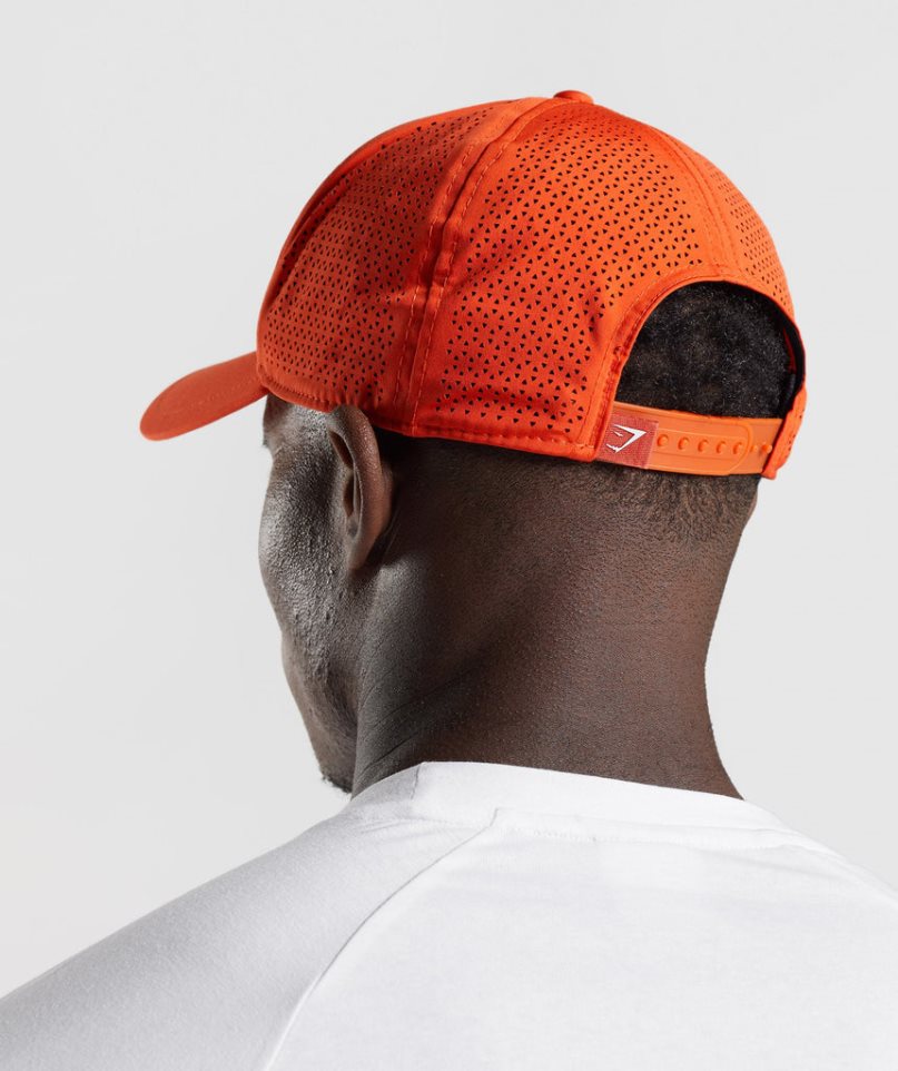 Gymshark Mesh Trucker Sapkák Narancssárga | HU-W-627