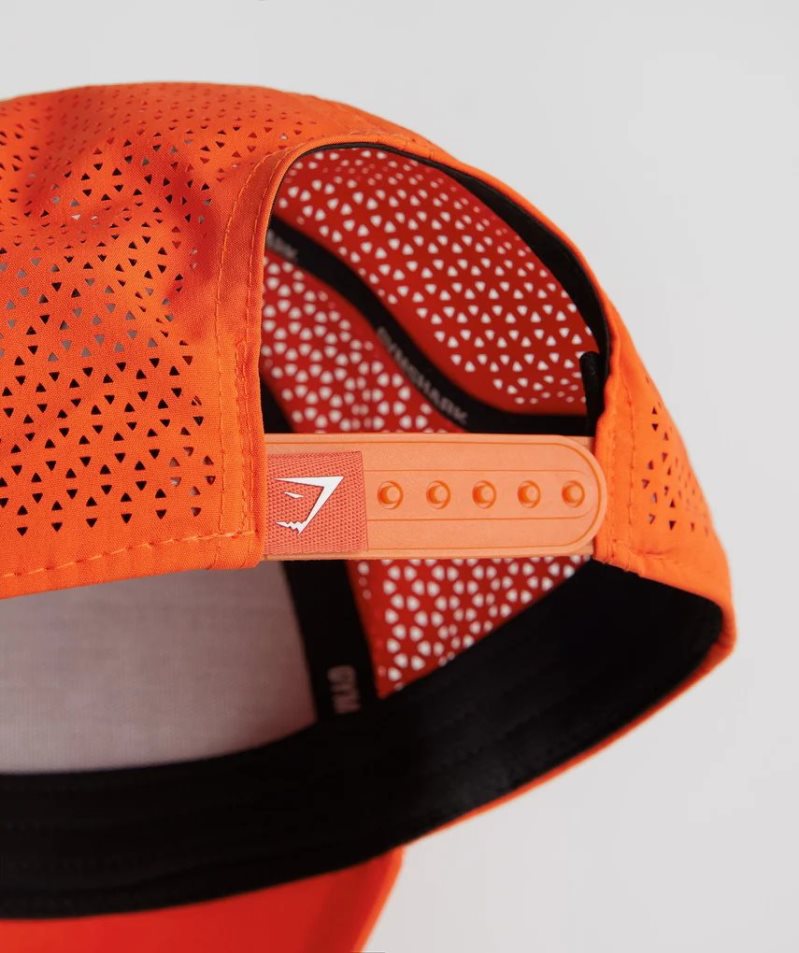 Gymshark Mesh Trucker Sapkák Narancssárga | HU-W-627