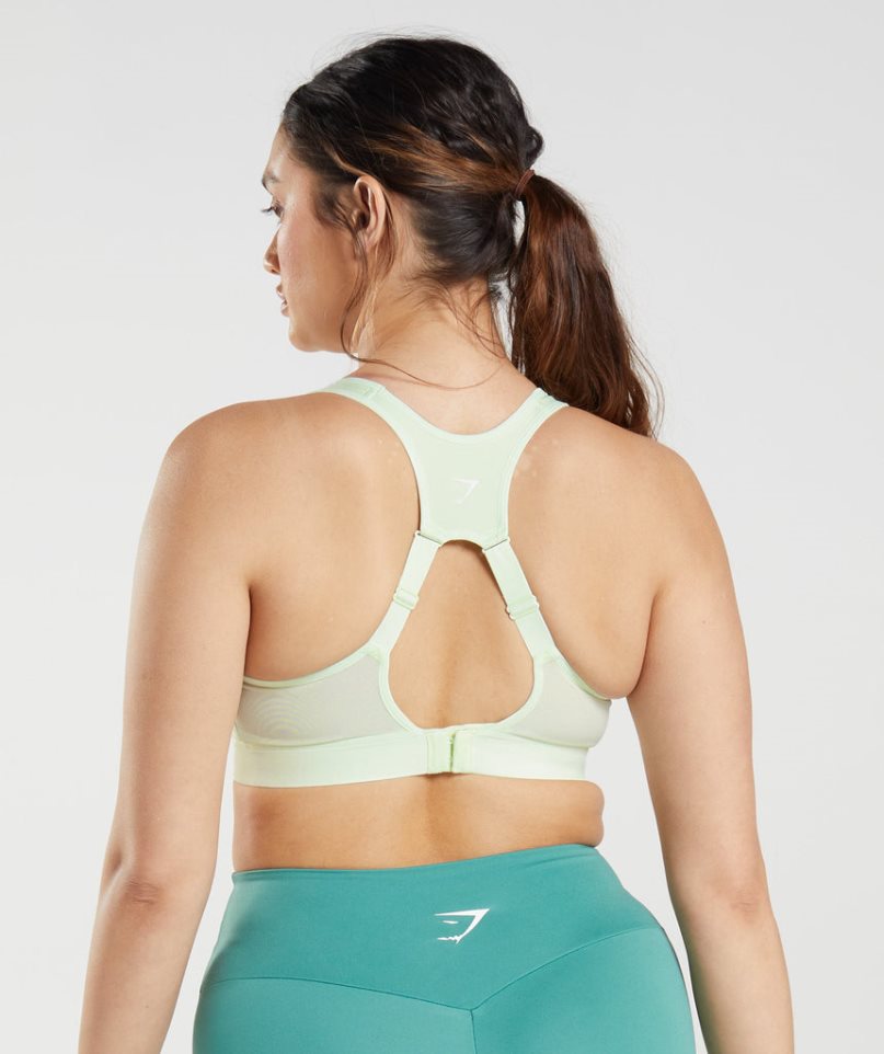 Gymshark Open Back Női Sportmelltartó Menta | HU-L-968