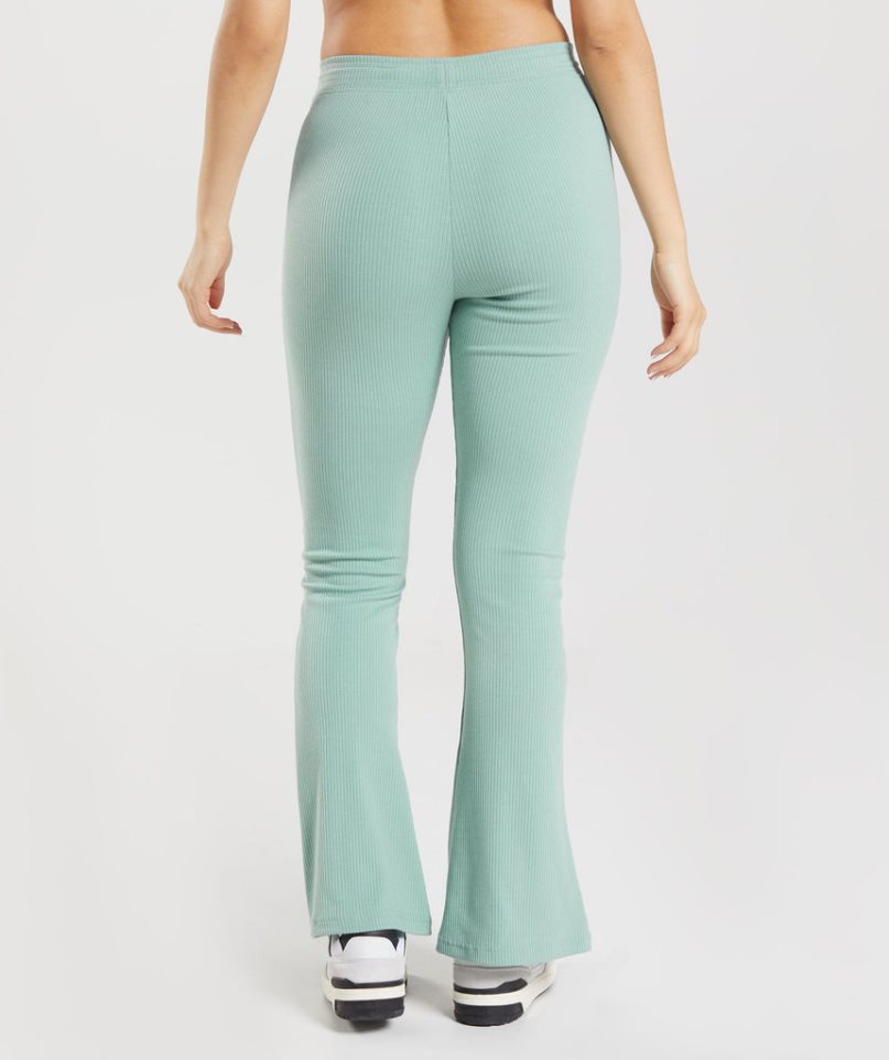 Gymshark Pause Flared Női Leggings Világos Zöld | HU-Q-324