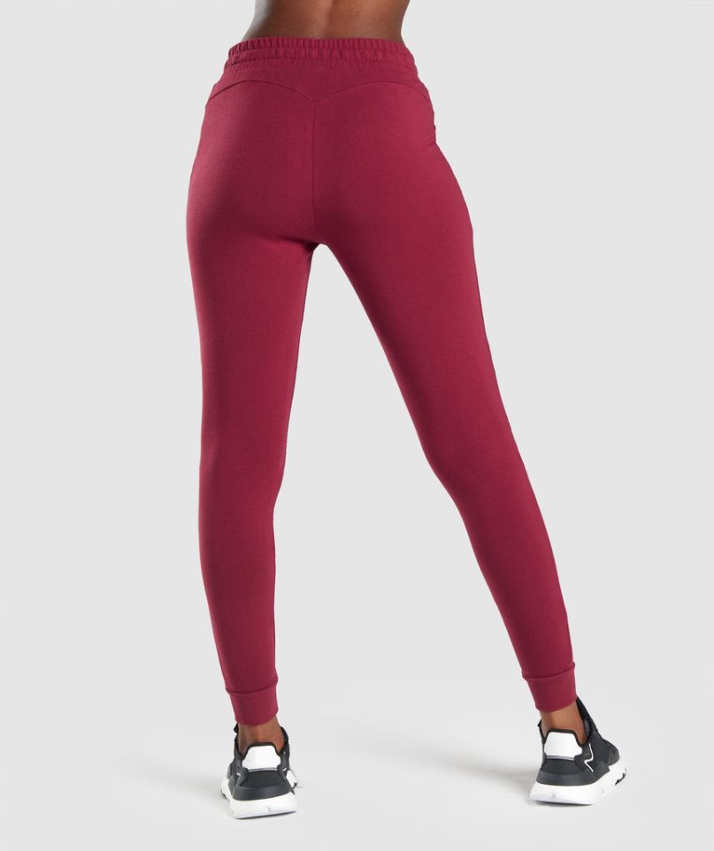 Gymshark Pippa Torna Női Jogger Nadrág Bordó | HU-A-935