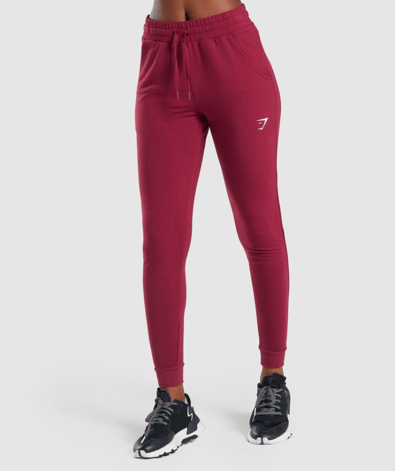 Gymshark Pippa Torna Női Jogger Nadrág Bordó | HU-A-935