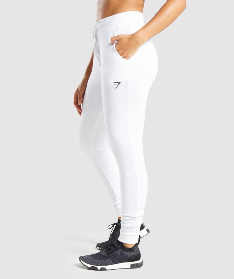 Gymshark Pippa Torna Női Jogger Nadrág Fehér | HU-E-246
