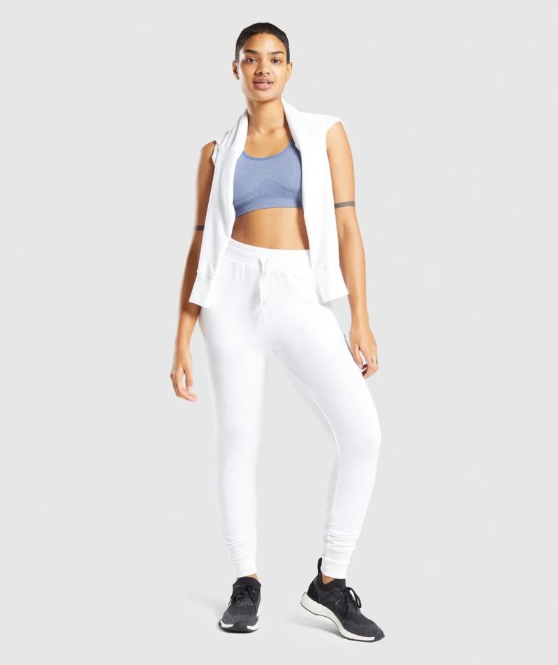 Gymshark Pippa Torna Női Jogger Nadrág Fehér | HU-E-246