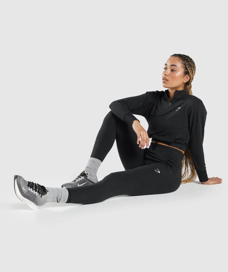Gymshark Pippa Torna Női Jogger Nadrág Fekete | HU-Q-719