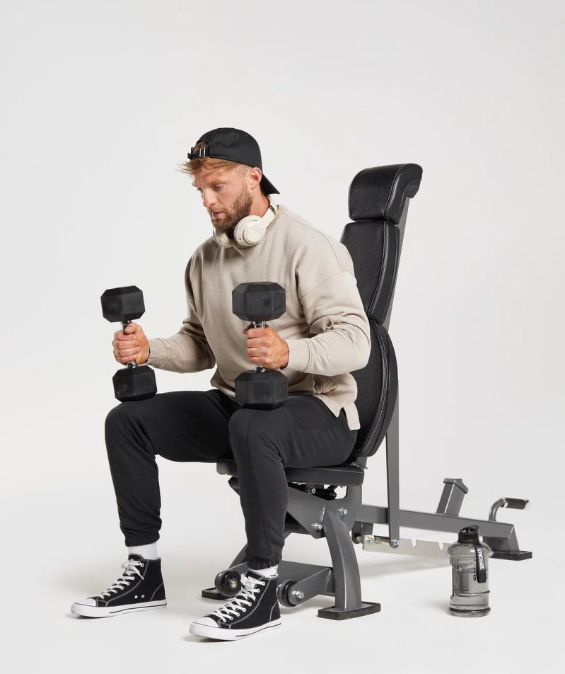 Gymshark Power Washed Férfi Jogger Nadrág Fekete | HU-A-371