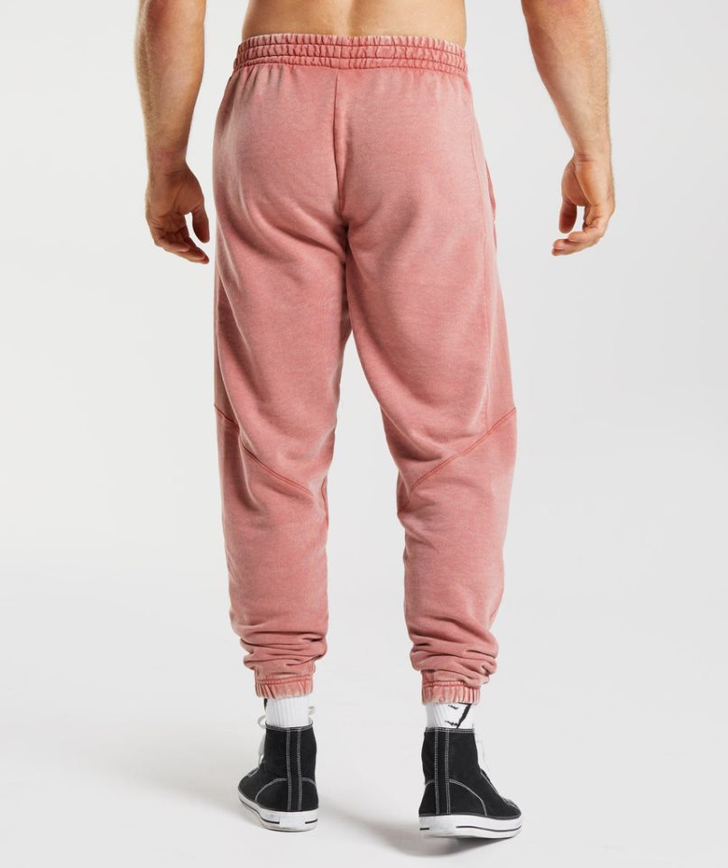 Gymshark Power Washed Férfi Jogger Nadrág Rózsaszín | HU-B-781