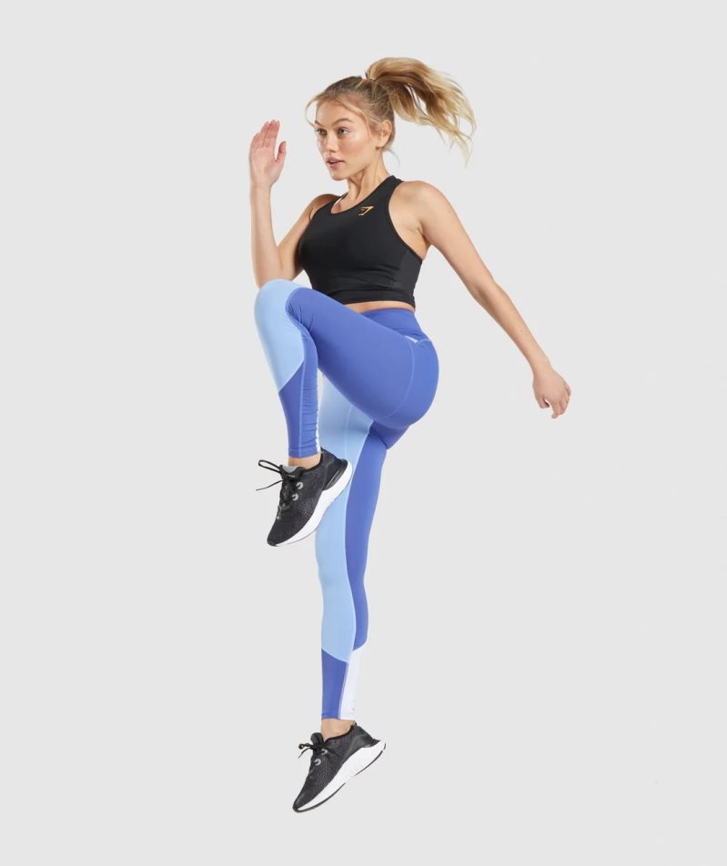 Gymshark Pulse Crop Női Ujjatlan Póló Fekete | HU-J-984