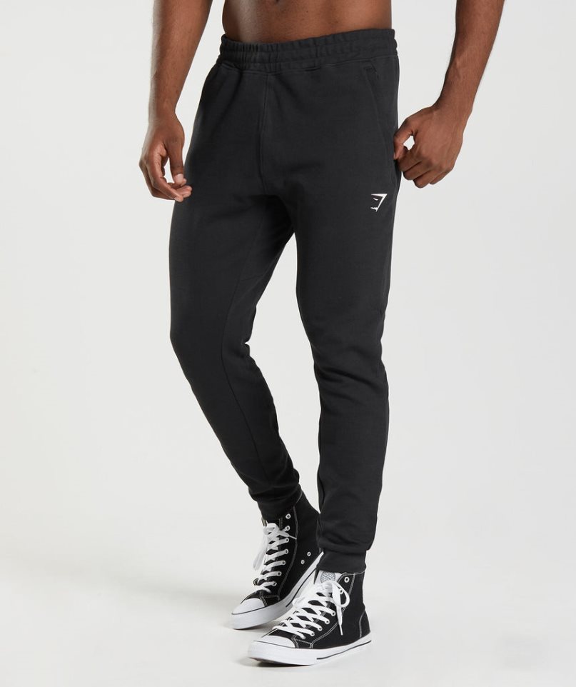 Gymshark React Férfi Jogger Nadrág Fekete | HU-F-097