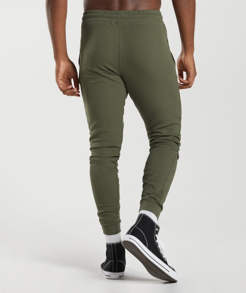 Gymshark React Férfi Jogger Nadrág Olivazöld | HU-B-671