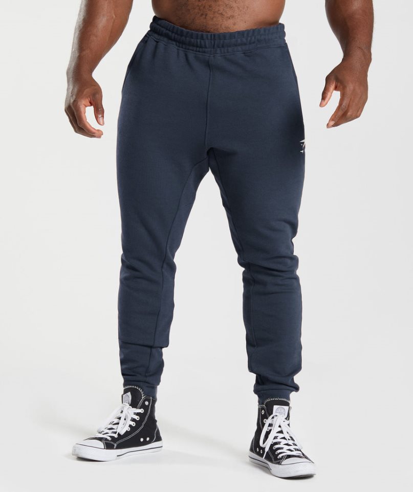 Gymshark React Férfi Jogger Nadrág Sötétkék | HU-G-836