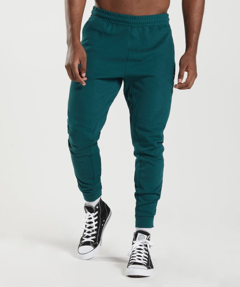 Gymshark React Férfi Jogger Nadrág Türkiz | HU-K-093