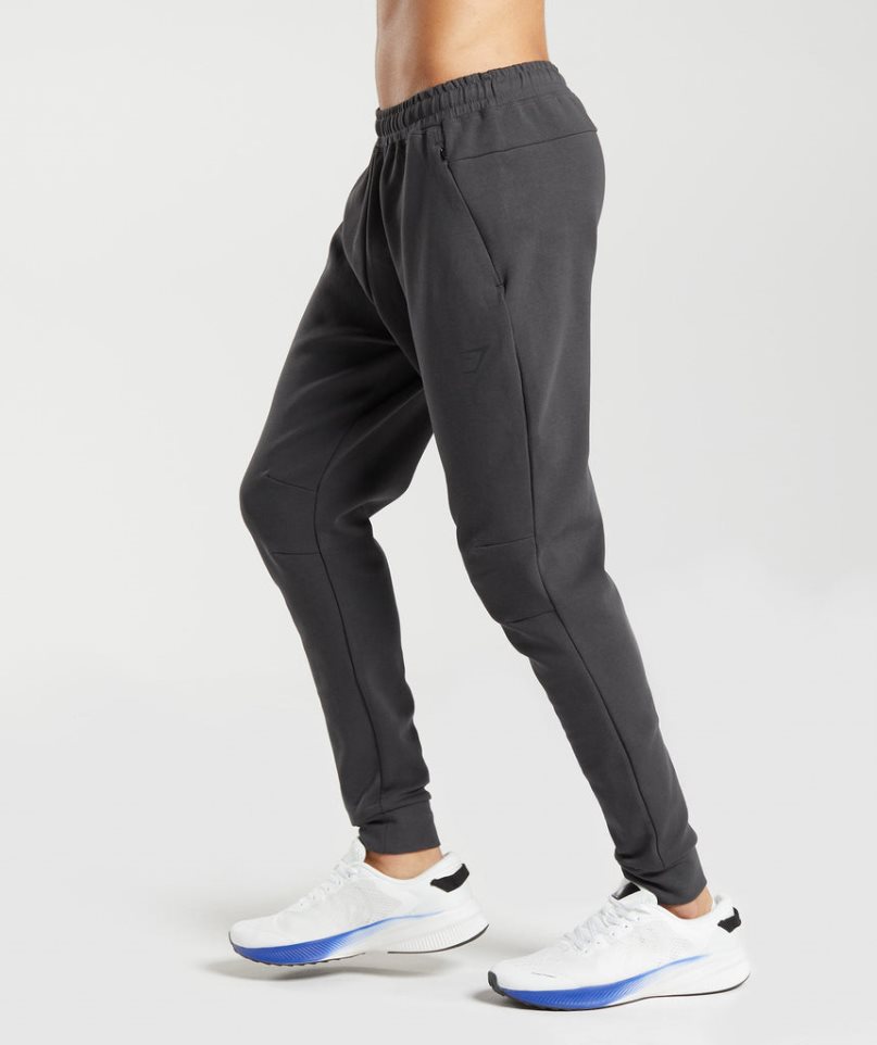 Gymshark Rest Day Knit Férfi Jogger Nadrág Fekete | HU-B-083