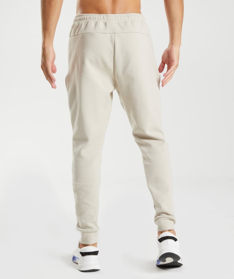 Gymshark Rest Day Knit Férfi Jogger Nadrág Krém | HU-K-304