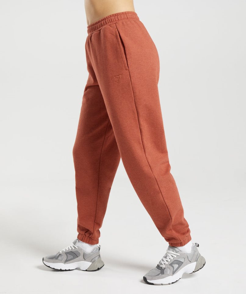 Gymshark Rest Day Sweats Női Jogger Nadrág Barna | HU-A-096