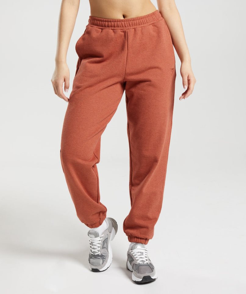 Gymshark Rest Day Sweats Női Jogger Nadrág Barna | HU-A-096