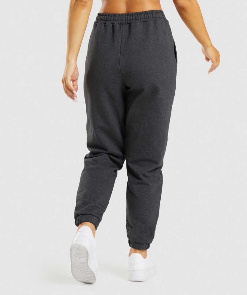 Gymshark Rest Day Sweats Női Jogger Nadrág Fekete | HU-K-483