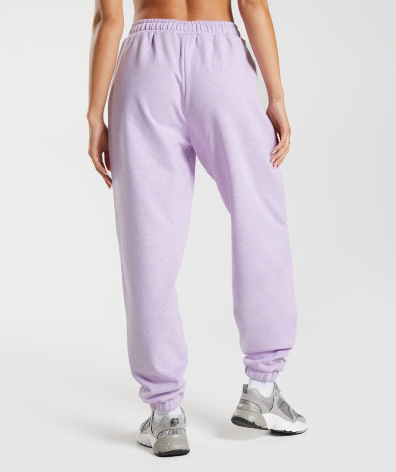 Gymshark Rest Day Sweats Női Jogger Nadrág Világos Lila | HU-P-936