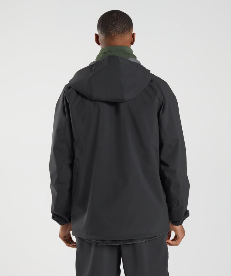 Gymshark Retake Férfi Kabát Fekete | HU-V-540