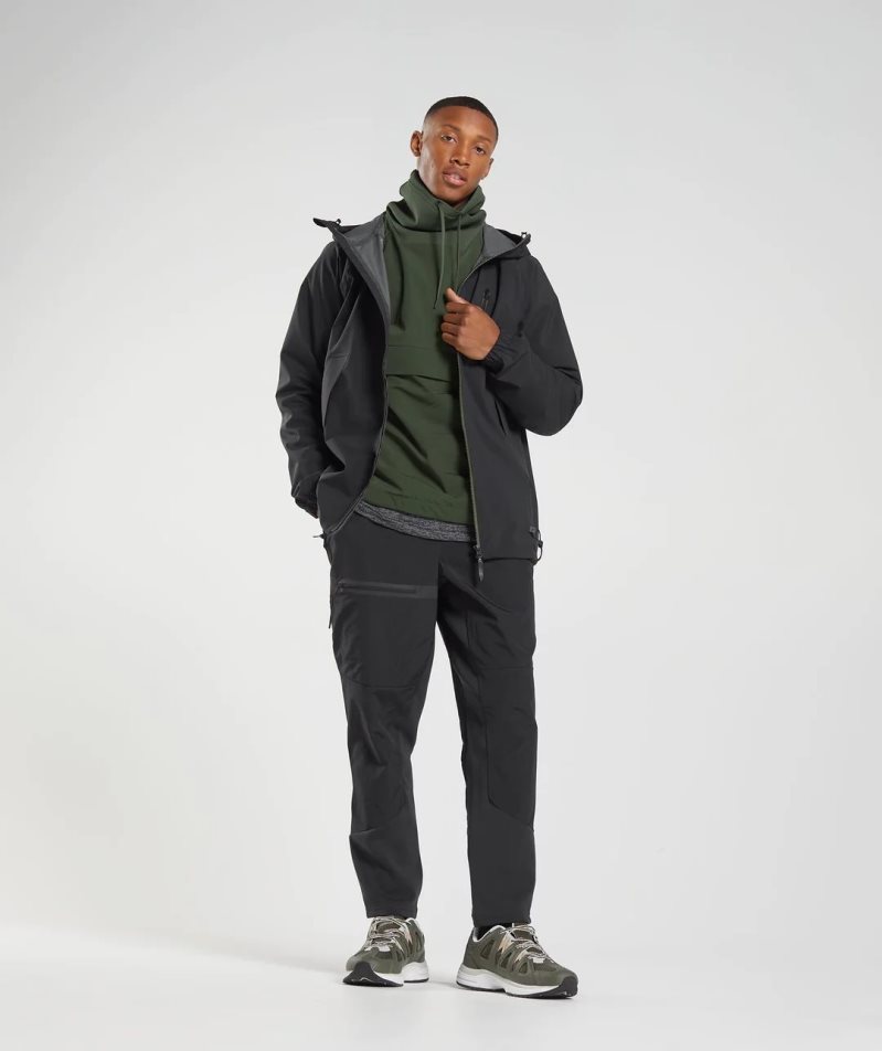 Gymshark Retake Férfi Kabát Fekete | HU-V-540
