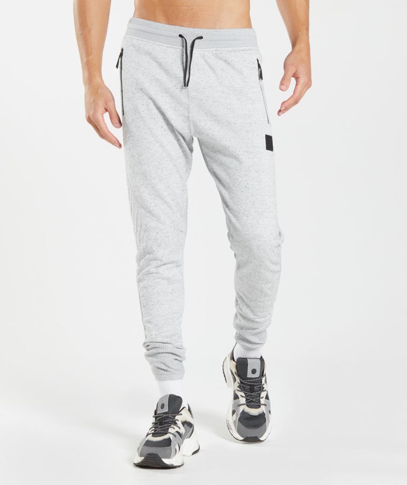 Gymshark Retake Knit Férfi Jogger Nadrág Világos Szürke | HU-K-468