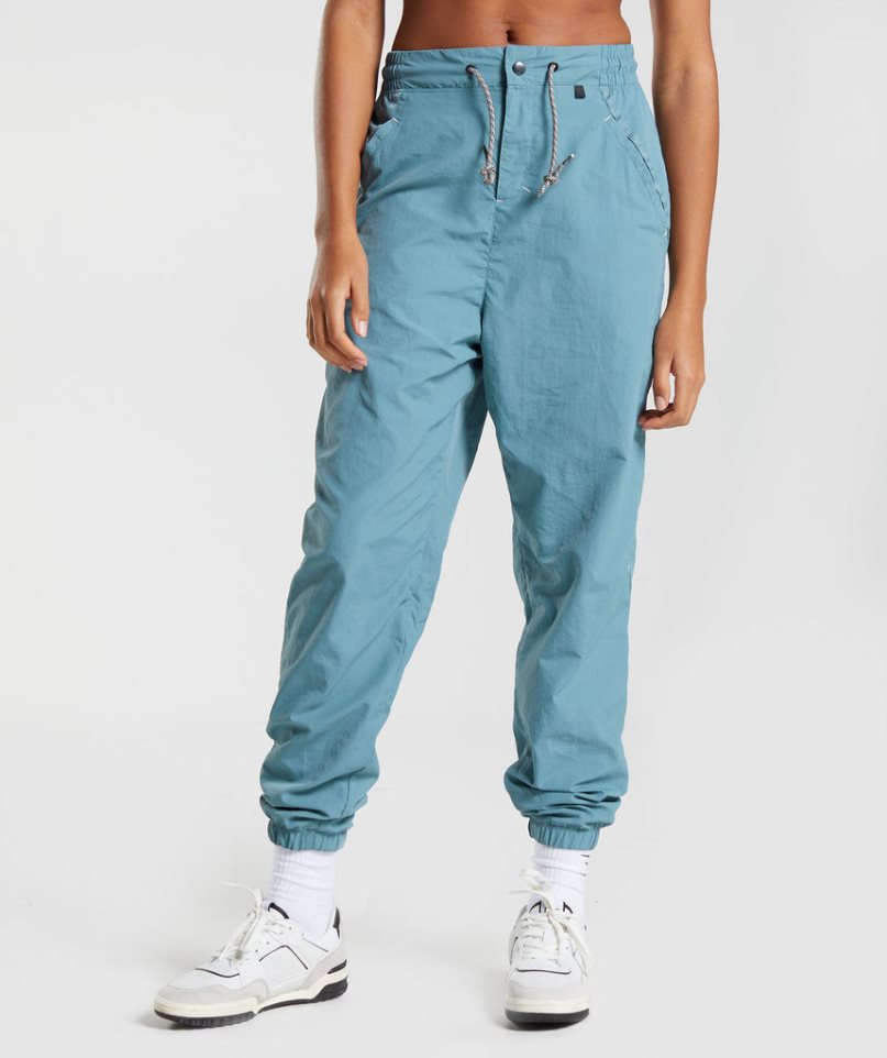 Gymshark Retake Pálya Női Jogger Nadrág Kék | HU-S-516